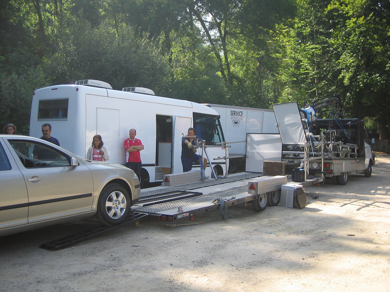 The Cast. Production Services. On Set. Outdoors